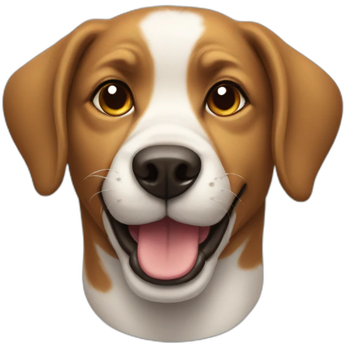 dog smirk emoji