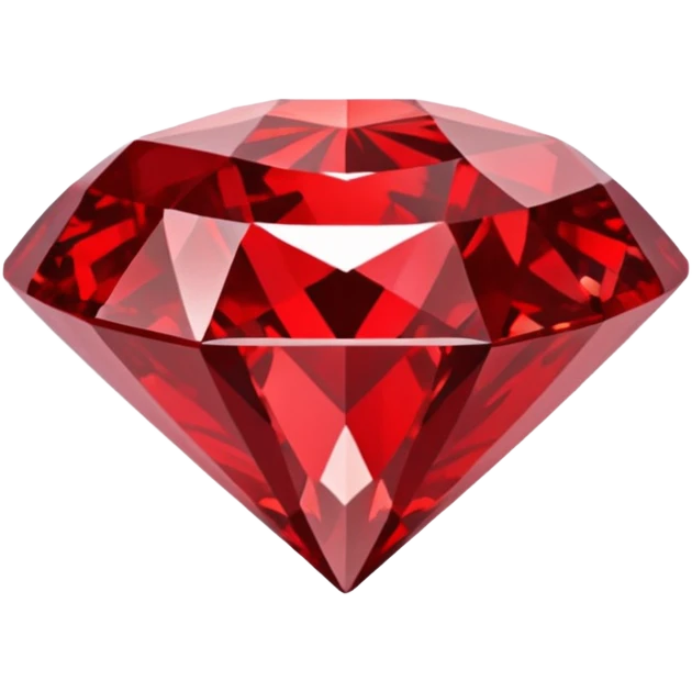 Rød diamant emoji