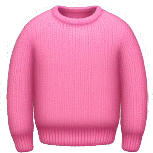 pink sweater  emoji