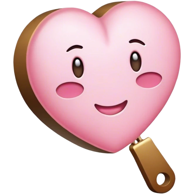 Розовый маникюр на пальцах  emoji