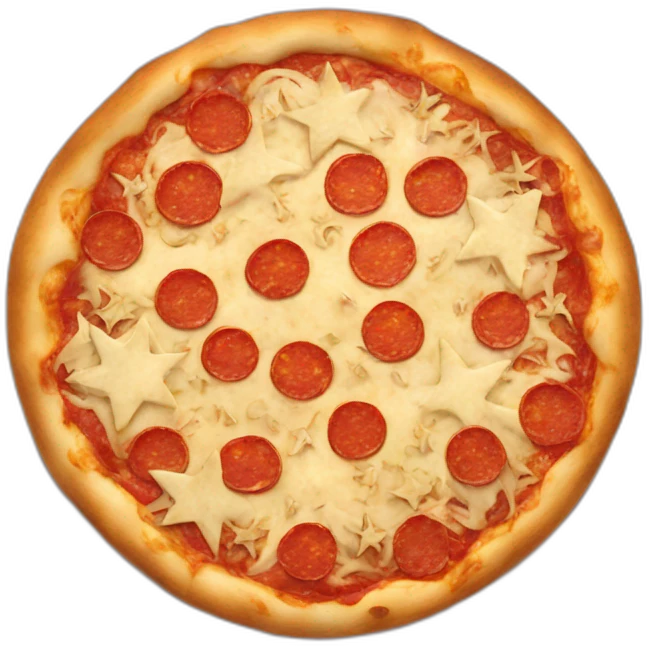 star shape pizza emoji