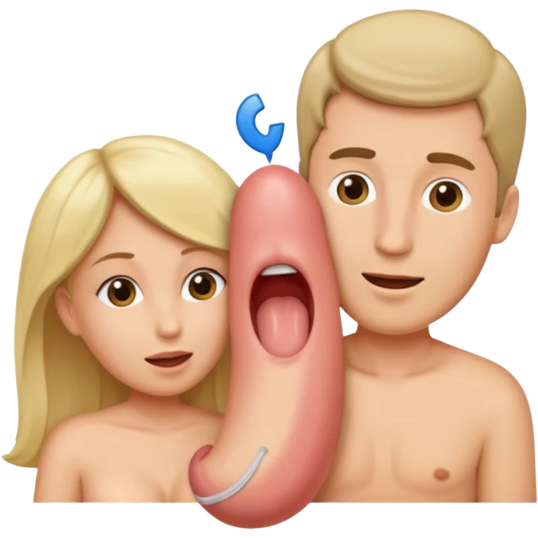 dick inside of vagina while cumming emoji