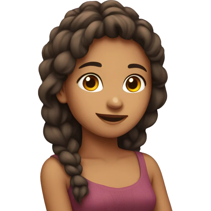 Girl in love emoji