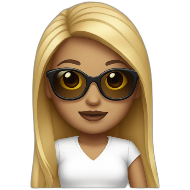 memoji-girl-sunglasses emoji