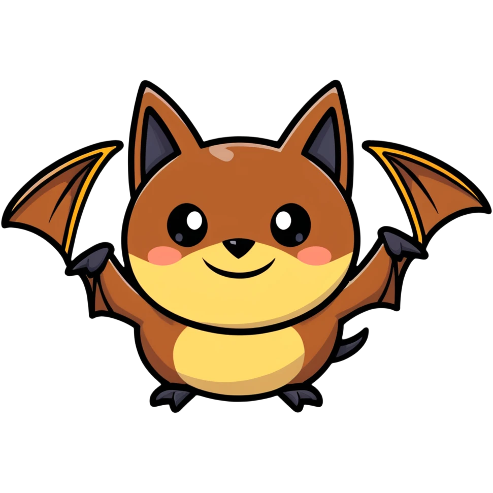brown wooden bat emoji