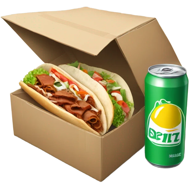 döner box with sprite emoji