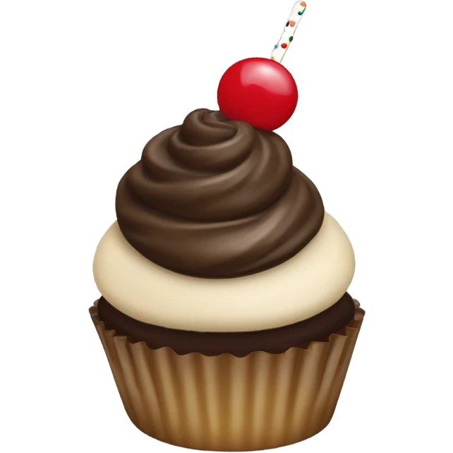 Cupcake with Espresso martini  emoji