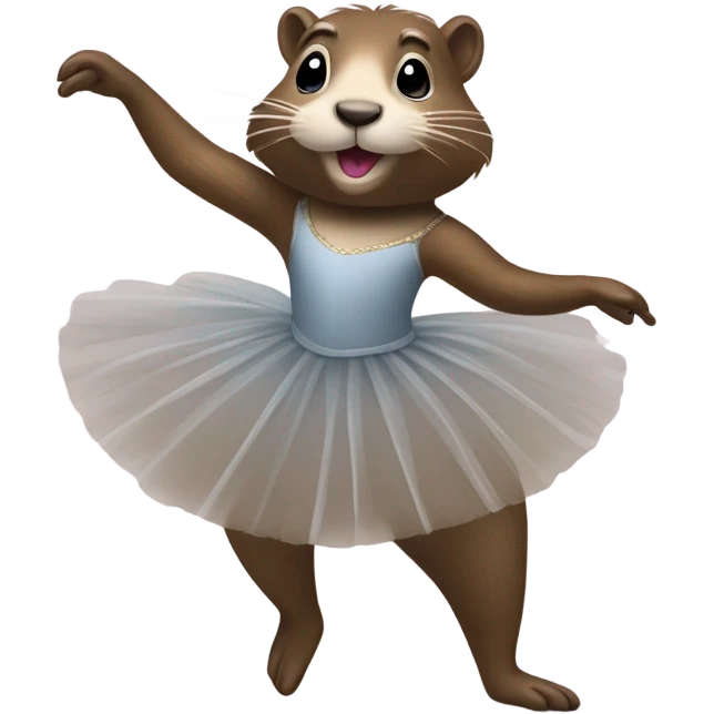 nutria  ballet emoji