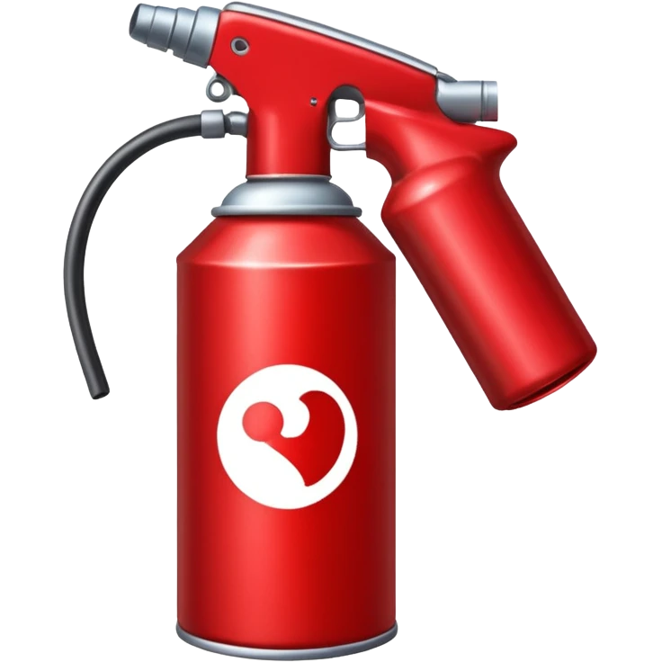 Красный баллончик для граффити emoji