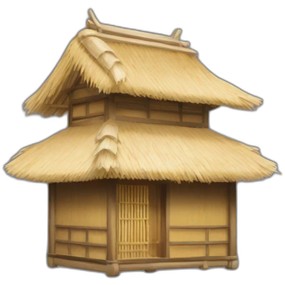 japanese straw hause emoji