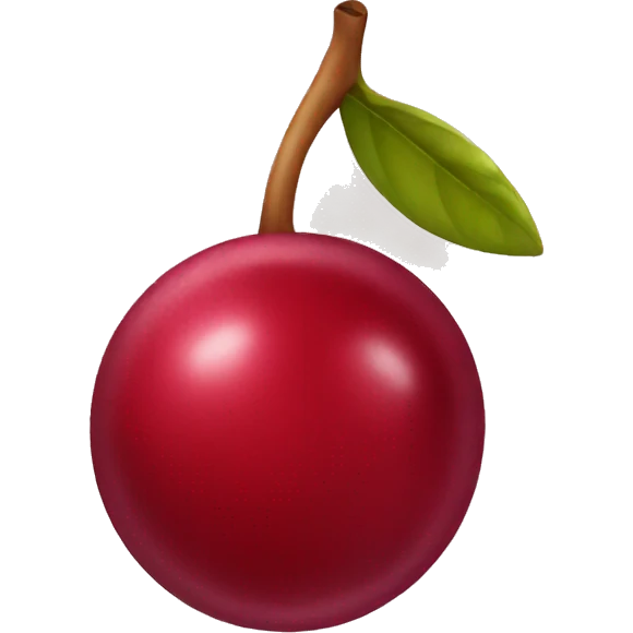 Cranberry  emoji