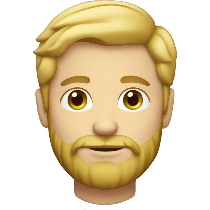 blonde man with beard emoji