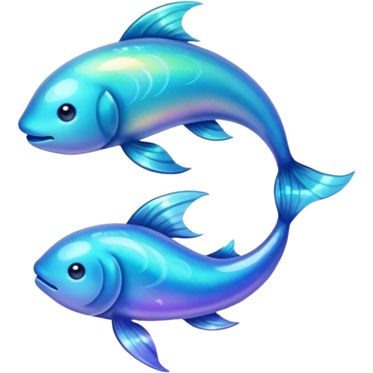 The zodiac symbol Pisces 00d9ff color emoji