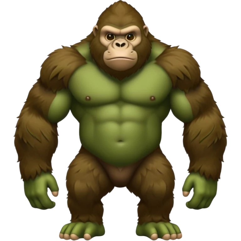 green gorila emoji