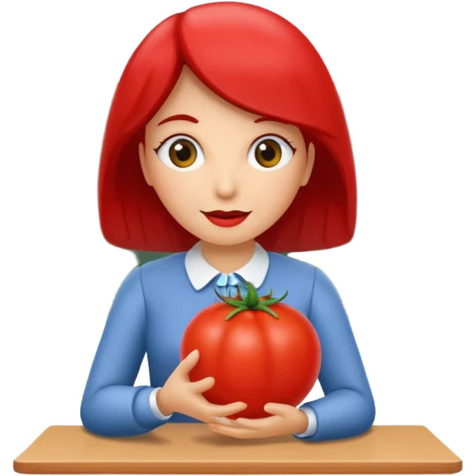 Mrs. Thursday classroom with tomatoes emoji