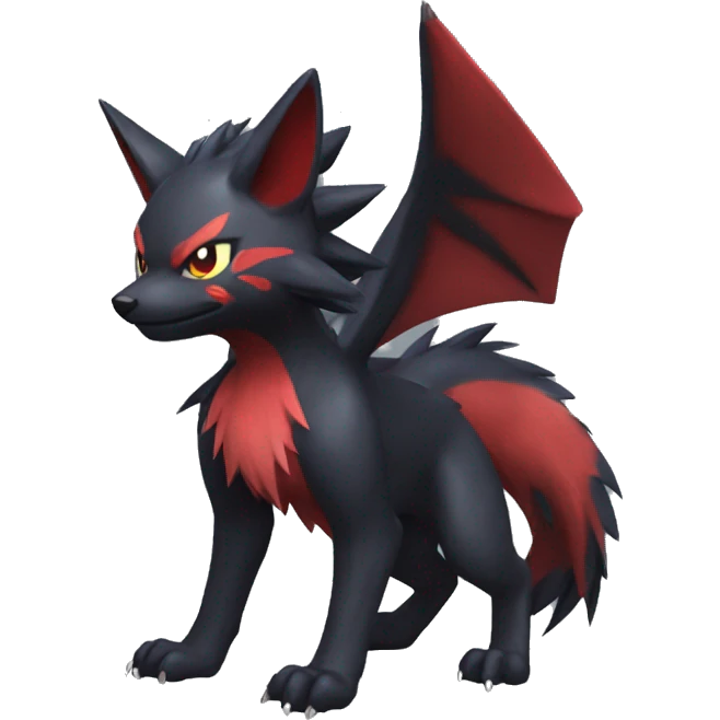 Nargacuga-Litten-Zoroark full body emoji