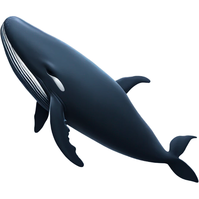 First place black whale emoji