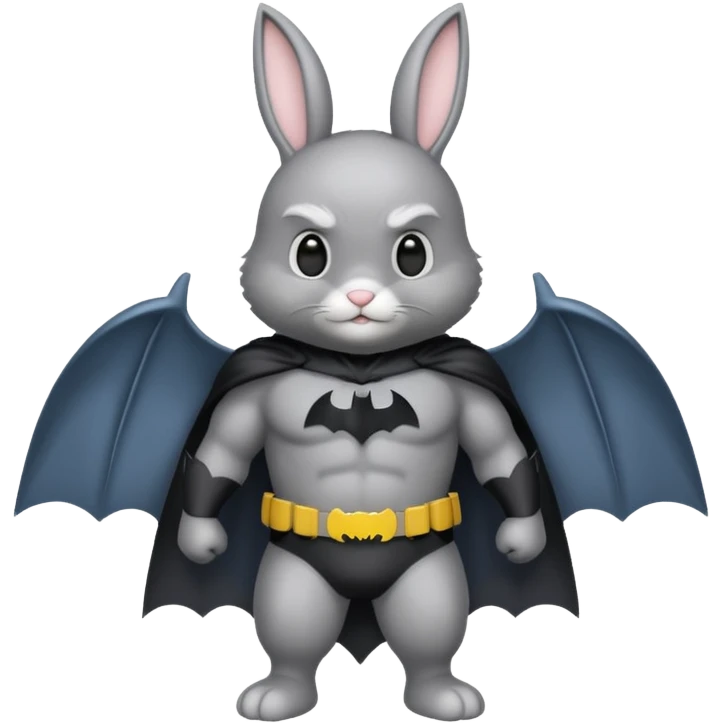 bunny as batman emoji