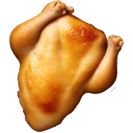 cooked chicken thigh emoji