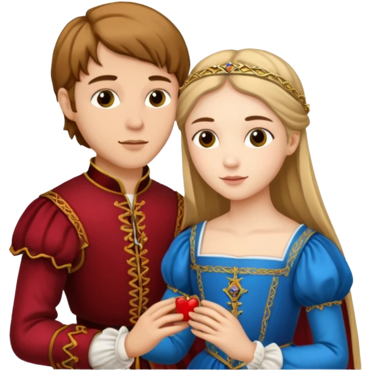 Romeo Juliet  Renaissance clothes emoji