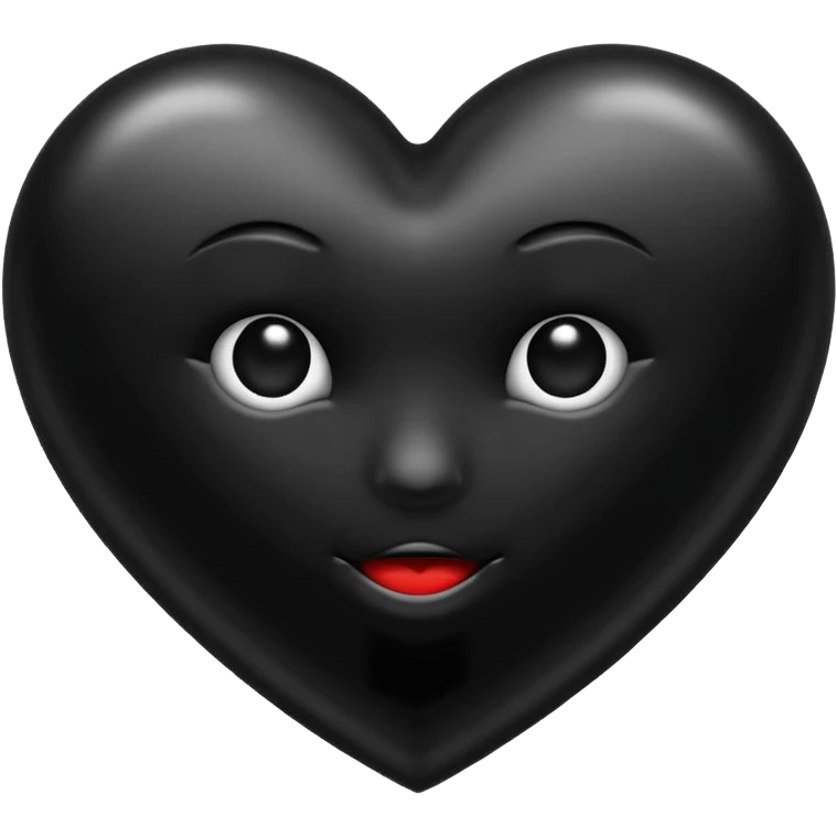 💞Bu emoji gibi olsun ama kalpler siyah olsun emoji