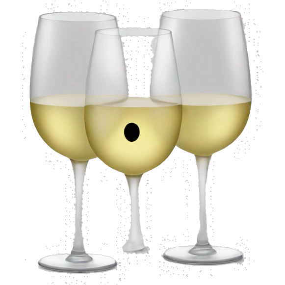 2 glasses white wine emoji