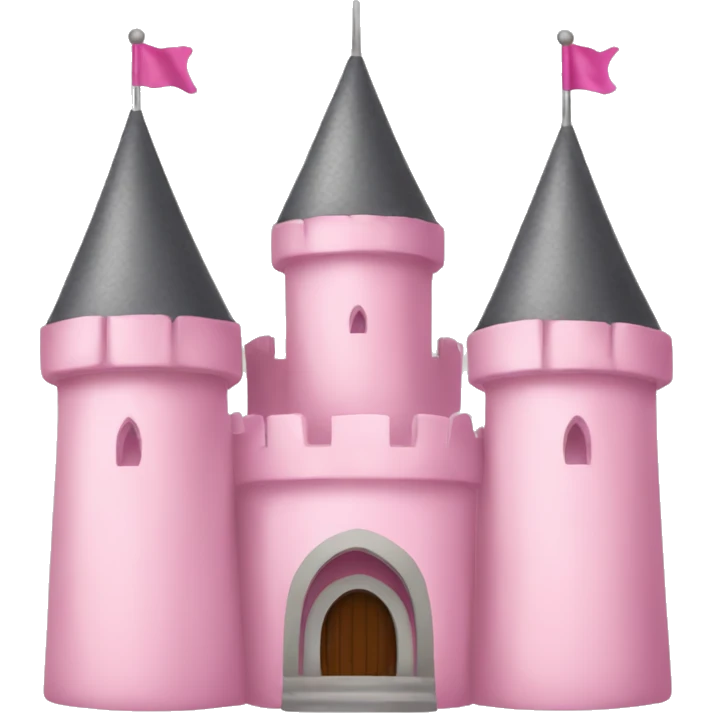  light pink castle emoji
