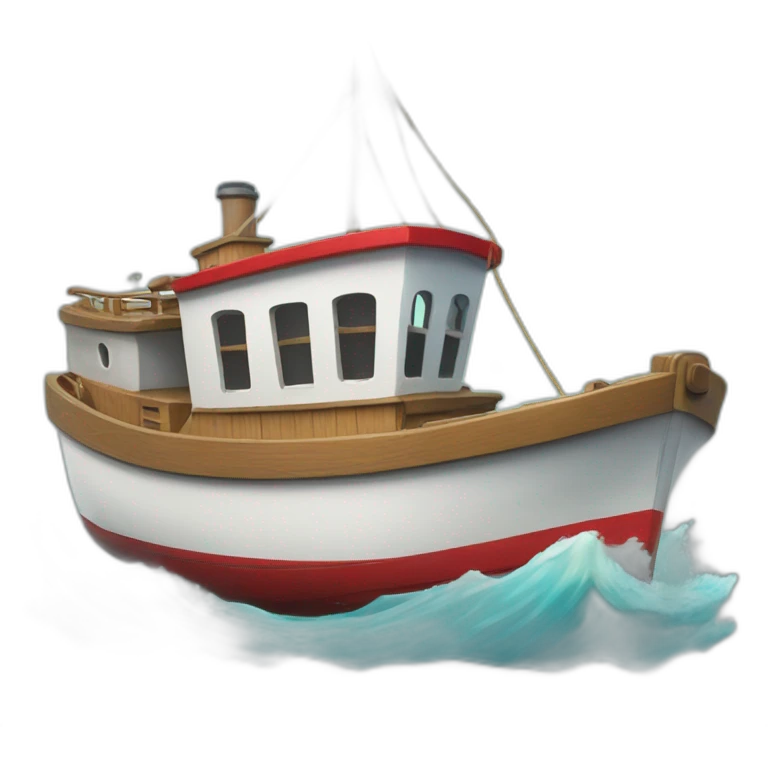Un bateau vivant emoji