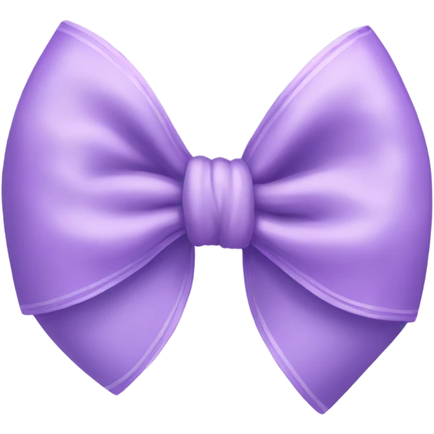 Lilac bow emoji