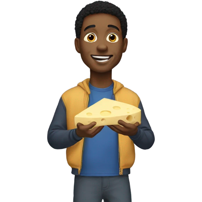 Justin Jefferson eating cheese emoji