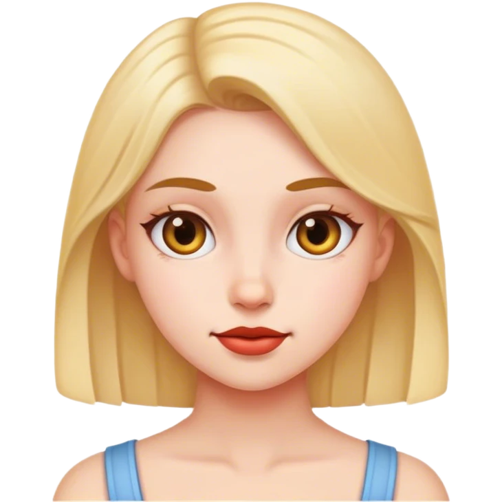 realistic portrait of girl emoji