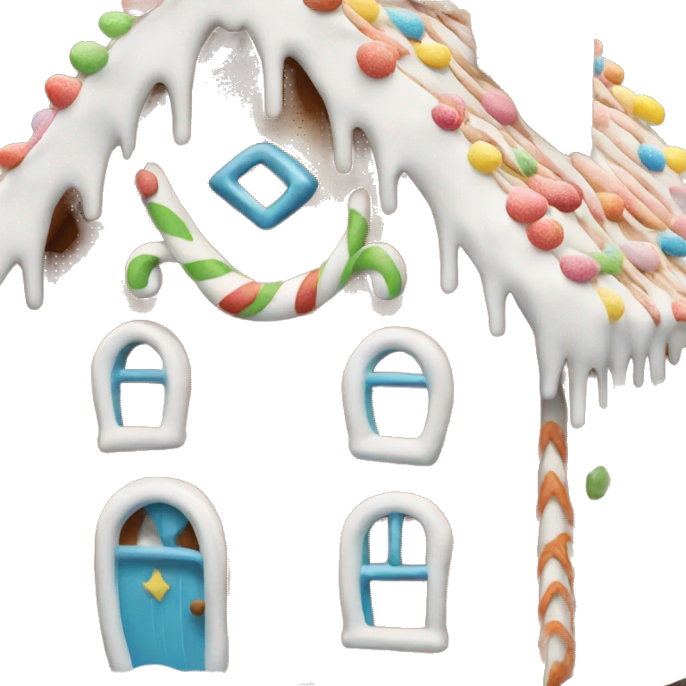 gingerbread house emoji