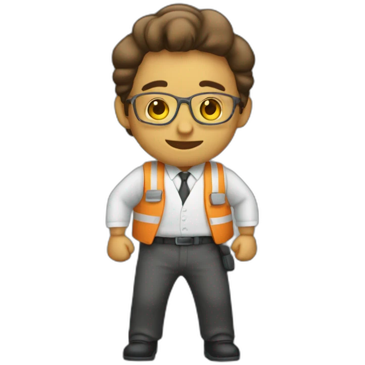 trabajadora saltando emoji