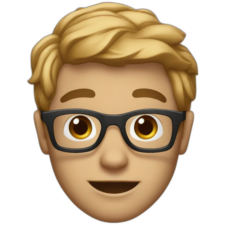 Spiderman with glasses emoji