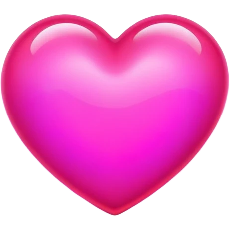 A glowing heart icon with vibrant colors and neon outlines
 emoji