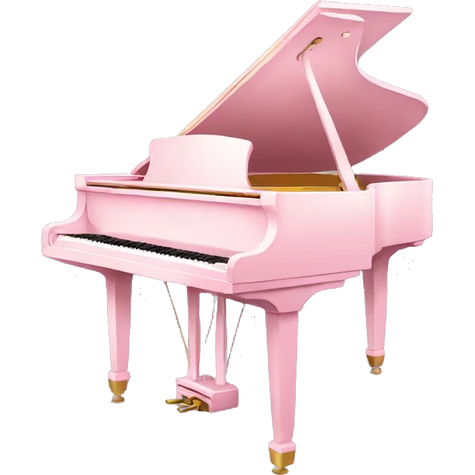 light pink grand piano emoji