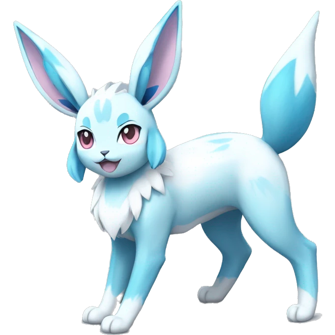 Glaceon-Sylveon full body emoji