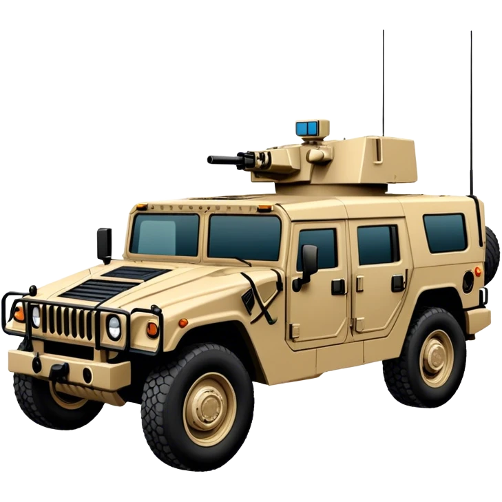 Humvee (HMMWV) (sand colour) emoji