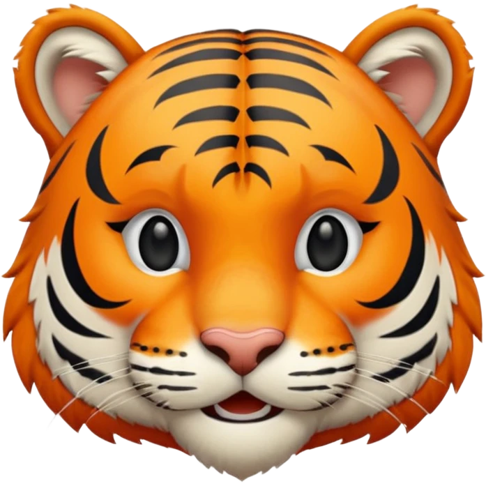 Smiling tiger emoji