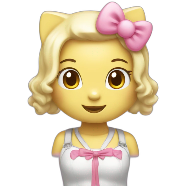 Hello kitty emoji
