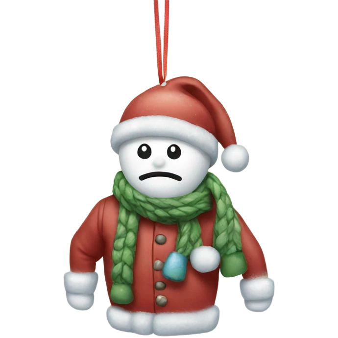Winter ornament  emoji