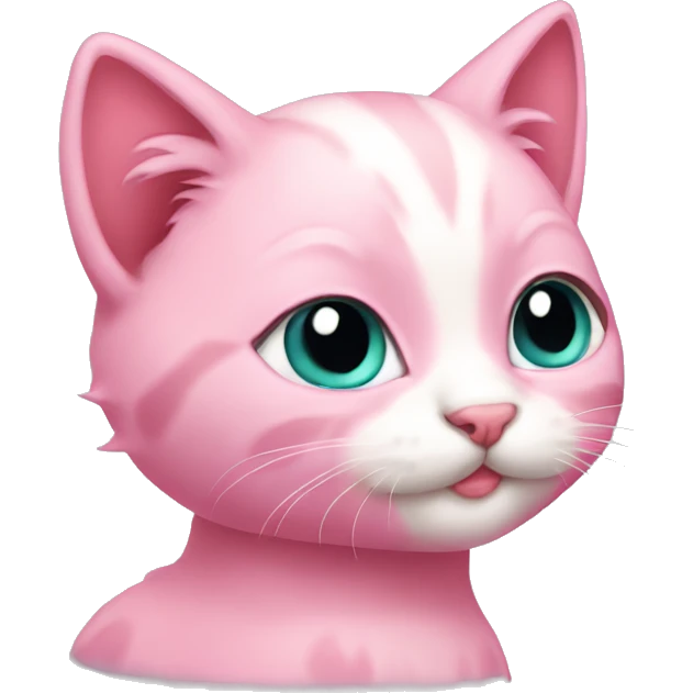 pink kitten  emoji