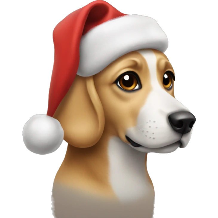 Dog Christmas  emoji