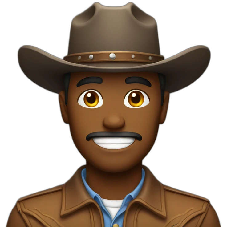 Cowboy with hat emoji