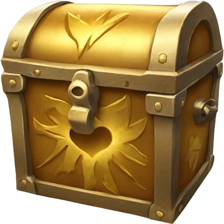 Radiating Golden chest  emoji