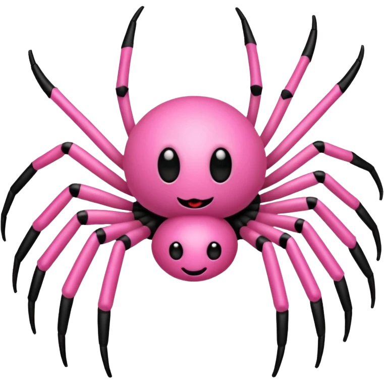 a spider with a pink tutu emoji