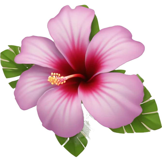 Hibiskus flower emoji