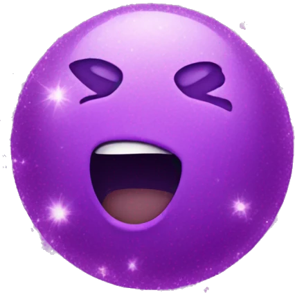 Purple sparkles  emoji