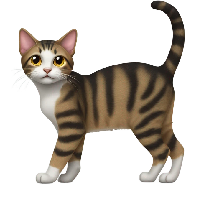 Cat arching back emoji
