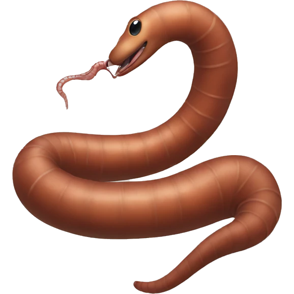 earthworm emoji